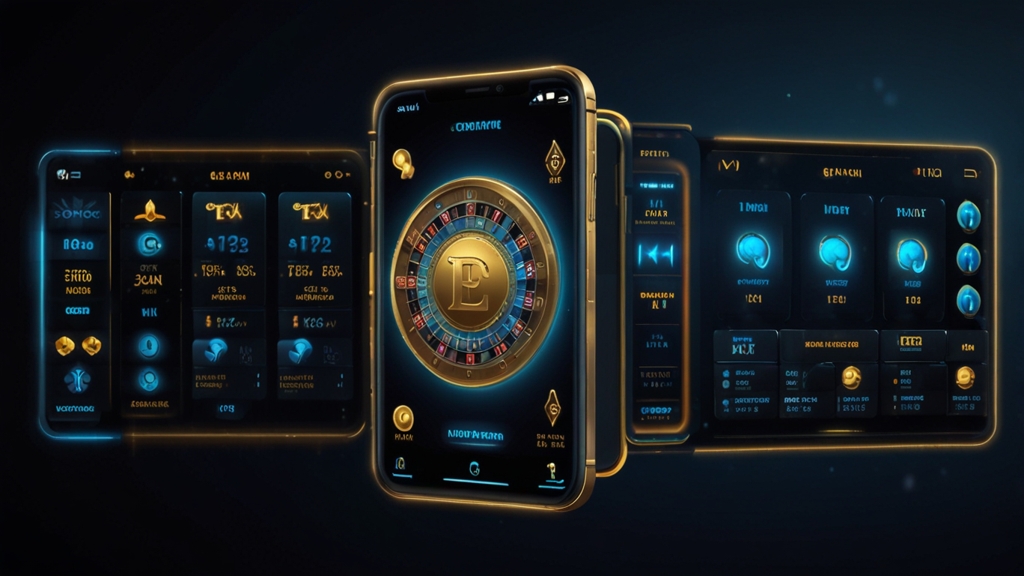 Icone dei metodi di pagamento in una scena casino scura e professionale